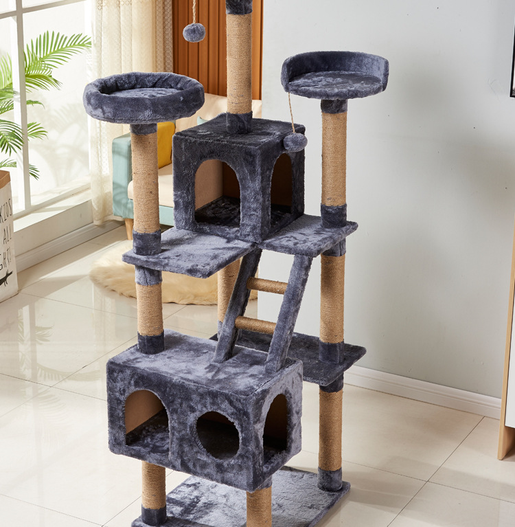 Cat Tree Scratch Post As Photo or Customized Toys Type Interactive Toys Faux Fur Rope