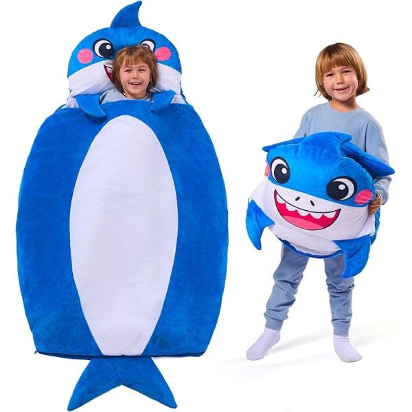Quality 60x39 Inch Shark Toddler Nap Mat with Pillow & Blanket for sale