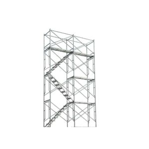  Q235 Steel Scaffolding Frame System High Strength Stair Tower Scaffolding Manufactures