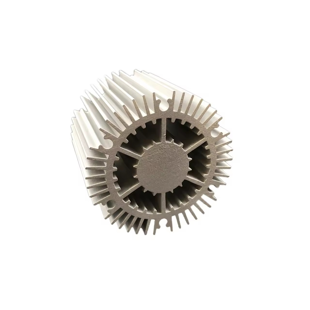 Circular Round Extruded Aluminum Heatsink 6000 Series Led Aluminium Heat Sink