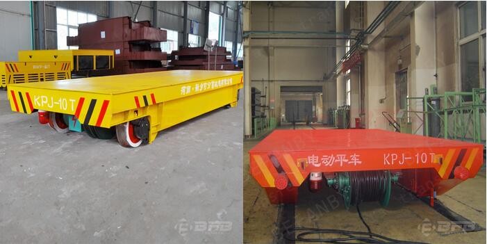 High Performance Heavy Material Handling Equipment , 16T Motorized Rail Cart