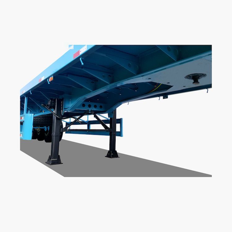 3 Axles 40FT Flatbed Semi-Trailer with BPW Axle 12t and Mechinical Suspension for Efficient Heavy Cargo Transportation
