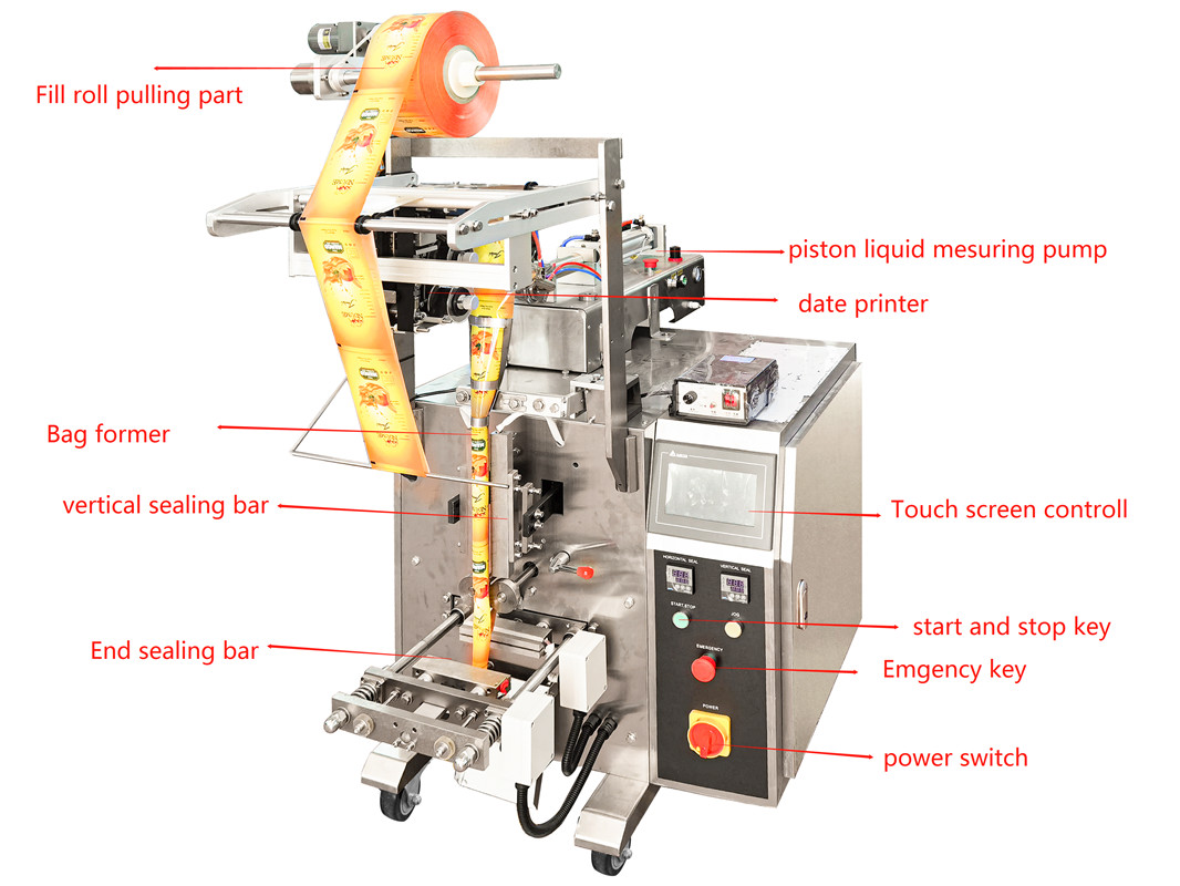 Automatic Liquid Laundry Detergent PVA Water-Soluble Film Packing Machine