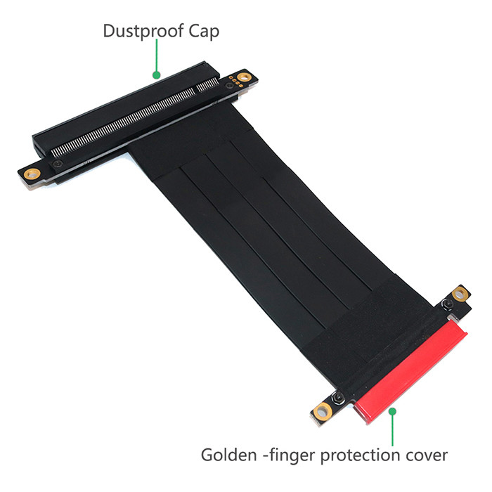 1OZ 8Gbps 16X To 8X PCIE Express Extension Cable FCC Easy To Install