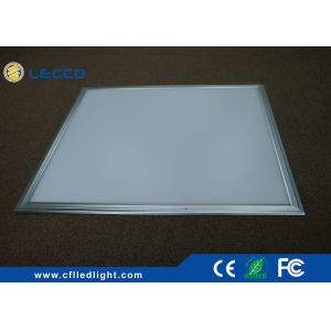 4900LM Silver Aluminum Frame LED 48W Panel Light Square 600 * 600 * 10 MM 80 LM