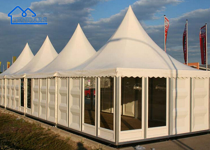 Custom Steel Aluminum White PVC Garden Pagoda Marquee Tent