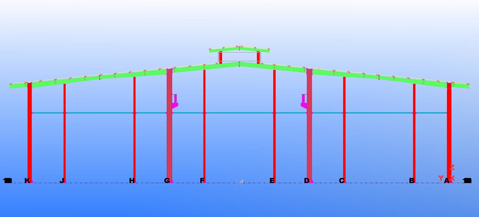 Rigid Portal Steel Structure Frame Prefab Warehouse Project Construction