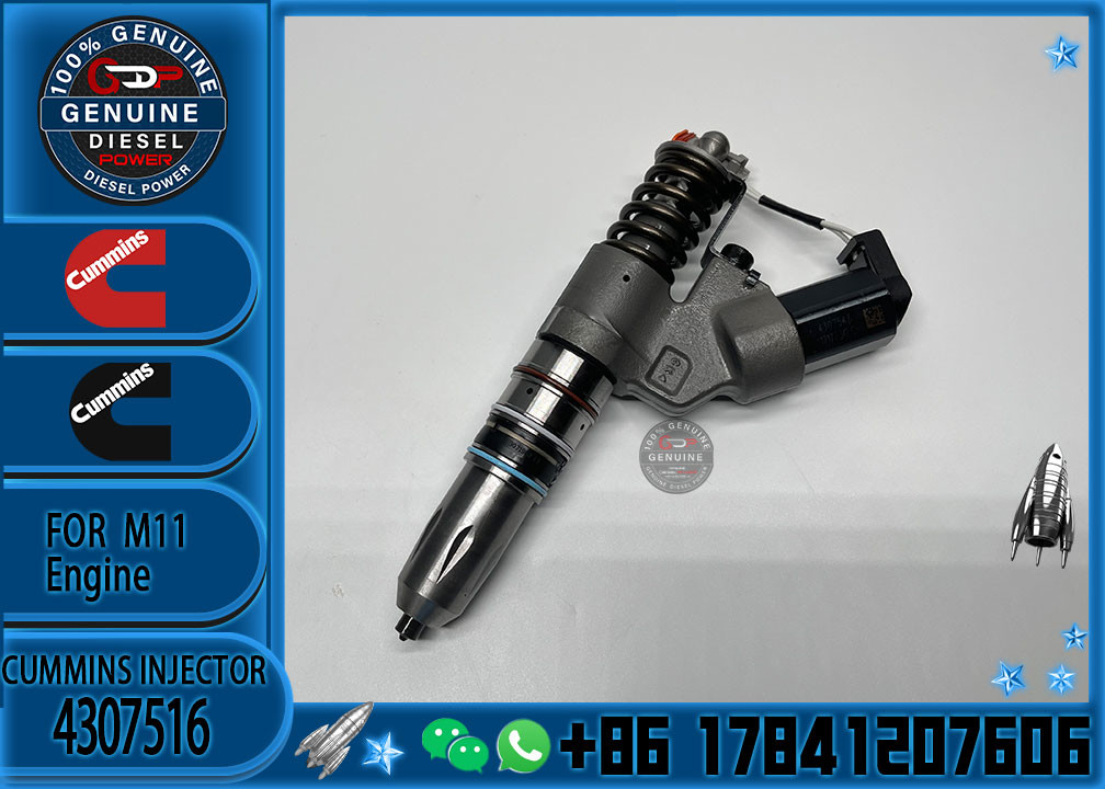 QSN14 Diesel Engine Fuel Injector 4307516-20 4307516 For QSM11 ISM11 M11 220 320
