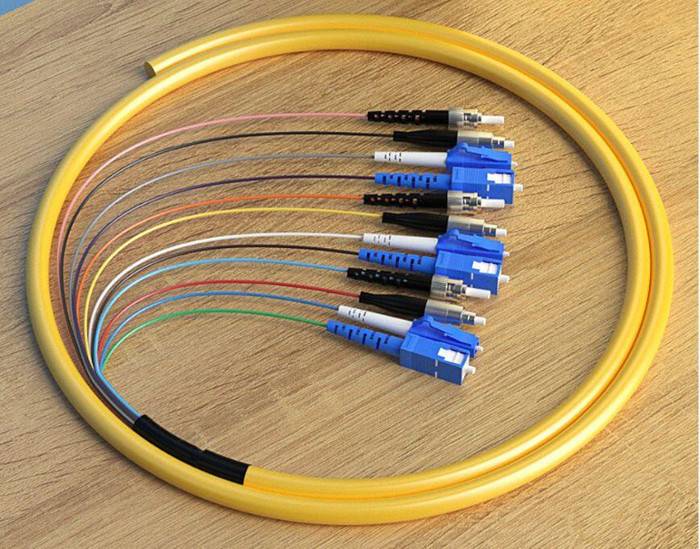 SM 9/125 LC 0.9mm OFNP Fiber Optic Pigtail