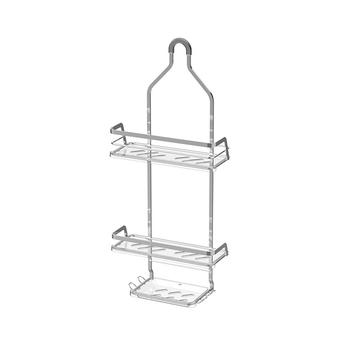 Convenient Wall Mounted Iron Wire Rack for Bathroom Sundries and Shower Accessories