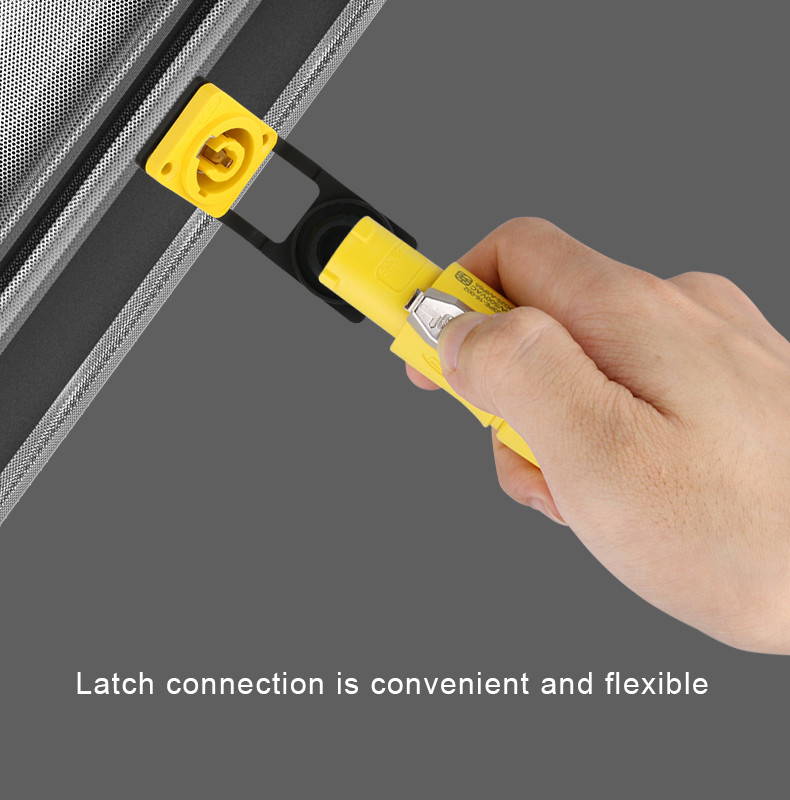 Chinese Manufacture Outdoor 20A PowerCon Plastic Cable Connectors,Plug Speaker Welding 3 Pin Waterproof Connector