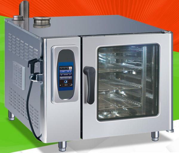 6 Tray Commercial Kitchen Equipments Touch Panel Visual Operation 12.5KW/380V