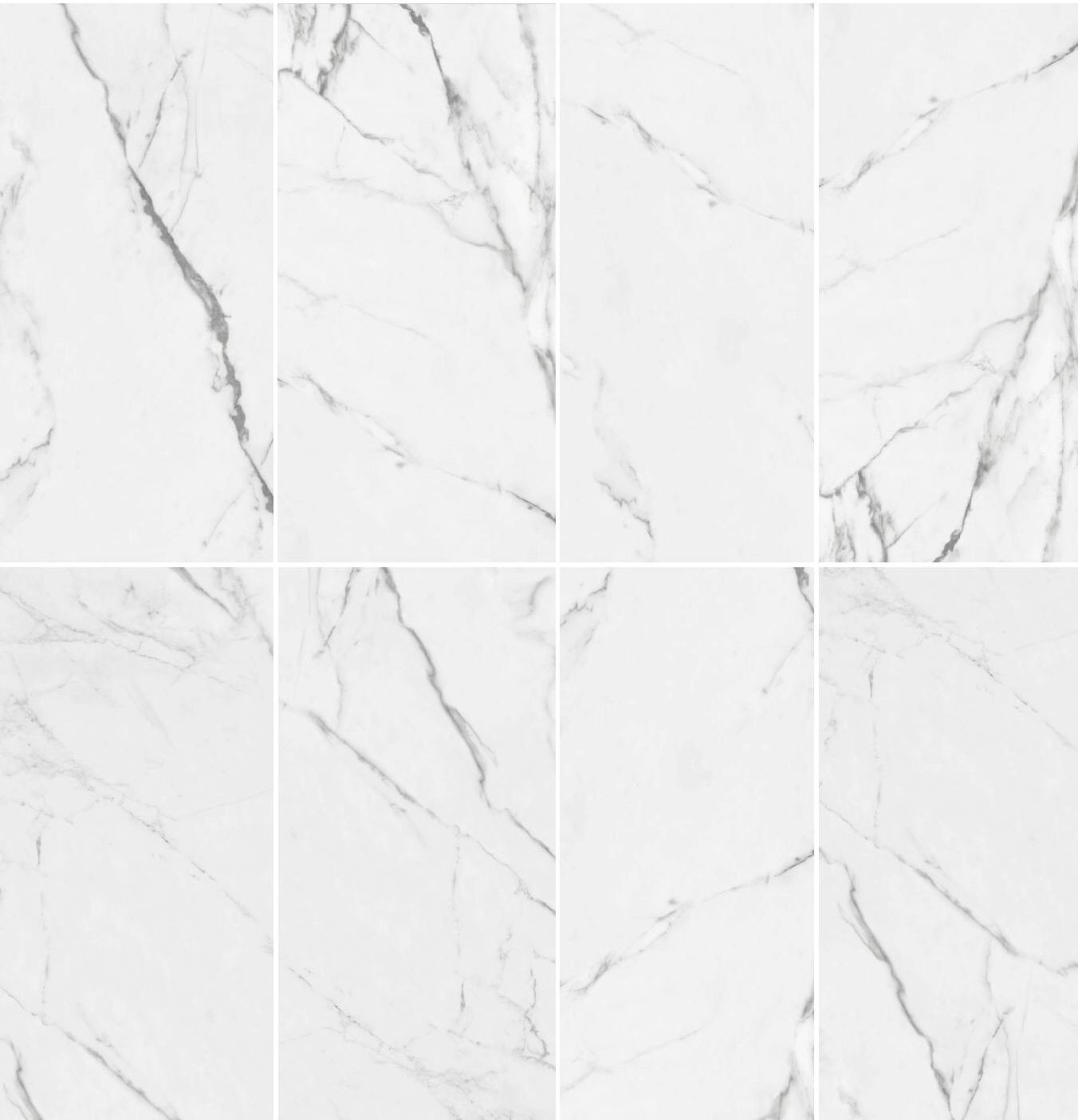 Popular Glazed Matte Marble Look Porcelain Tile 60x120 Cm Size Super Hardness 24x48 Porcelain Tile