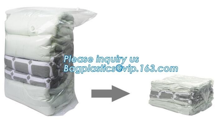 Compression Bag Space Saving, compressible vacumm seal storage bag, vacuum traveling bag without valve, bagease, bagplas