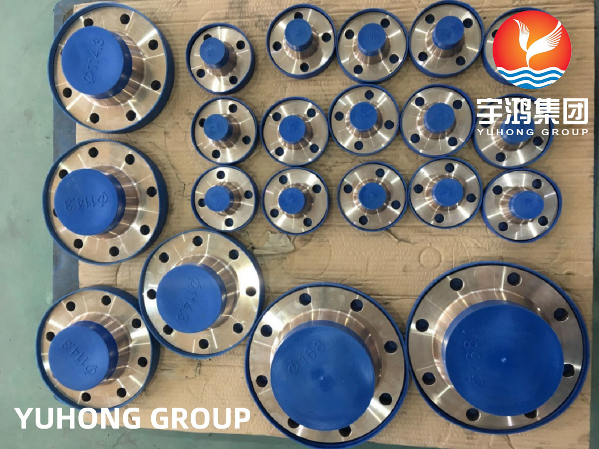 B151 C70600 Copper Nickel Forged Flange Weld Neck Rised Face B16.5 For Pipe Connection