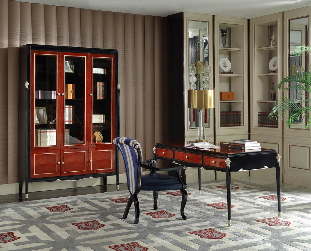 Villa house Furniture Shoecase with drawers Ebony wood shoe cabinets for Hall furniture from China factory
