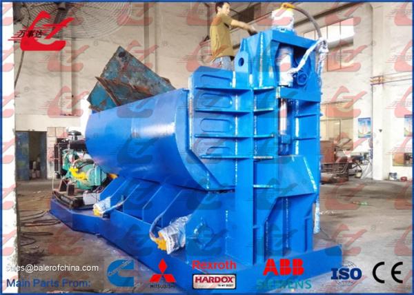 4-6Ton Per Hour Hydraulic Metal Baler Logger For Metal Recycling Factory Steel