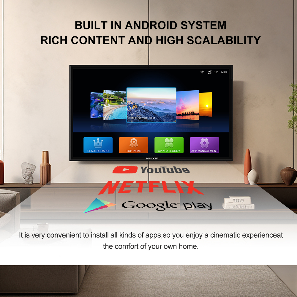 Ultra Slim Bezel Smart TV - Premium Business Display Solution, Stunning 4K Visuals Unmatched Reliability For 24/7 Operation