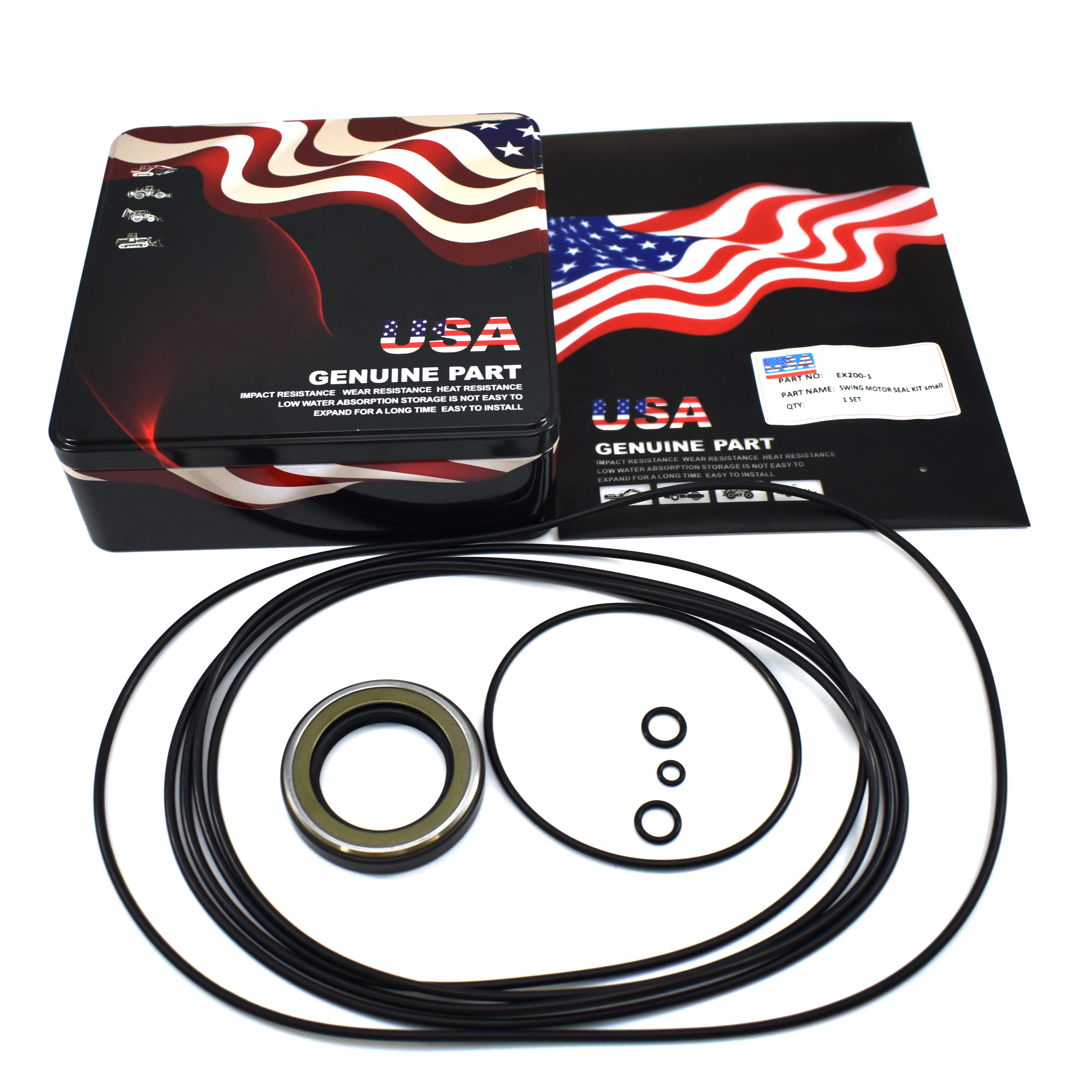 Oil-Resistant Cylinder Seal Kit For HITACHI EX200-1 EX220-1 Excavator With NBR Steel Material High Quality