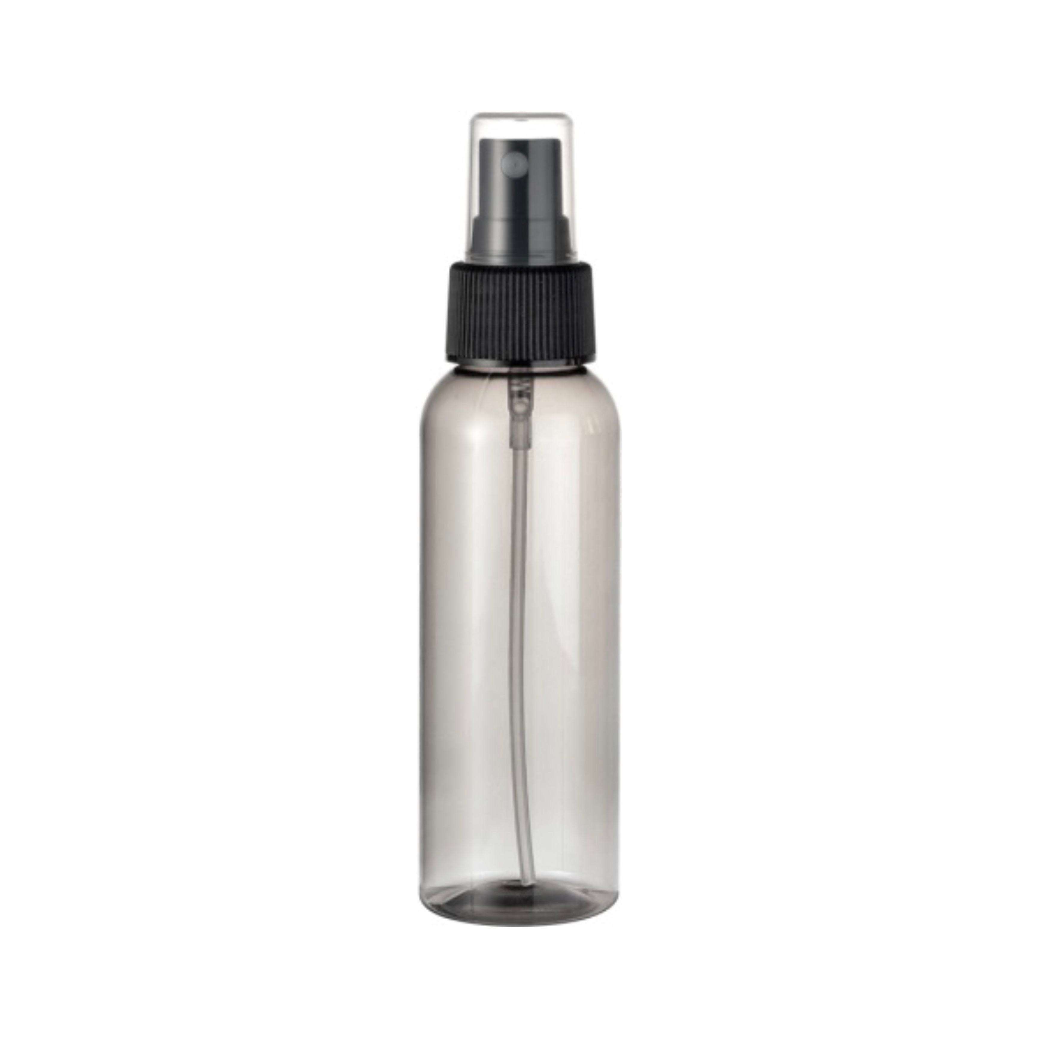 Personal Care 60ml PET Plastic Amber Bottle with Refillable Sprayer Trigger