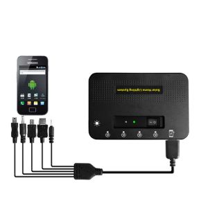 PV 180lumens Solar Home Lighting Systems 4 Rooms Lithium Solar Generator