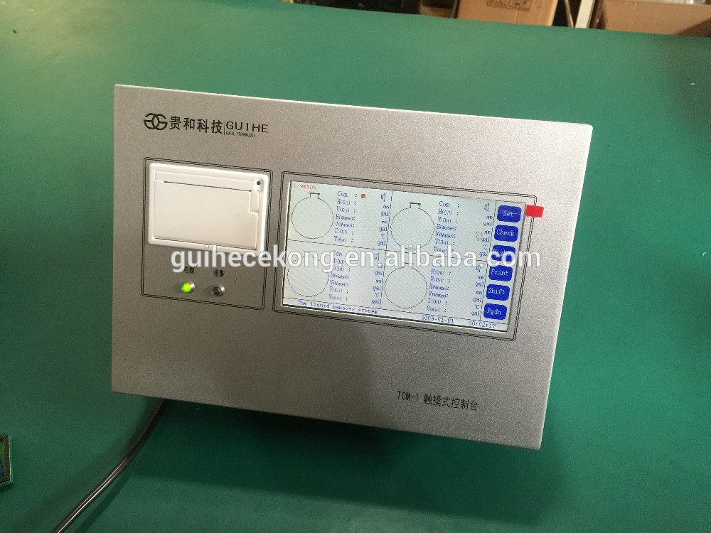 Automatic tank fuel level gauge system for petrol station diesel tank liquid level meter with magnetostrictive probe