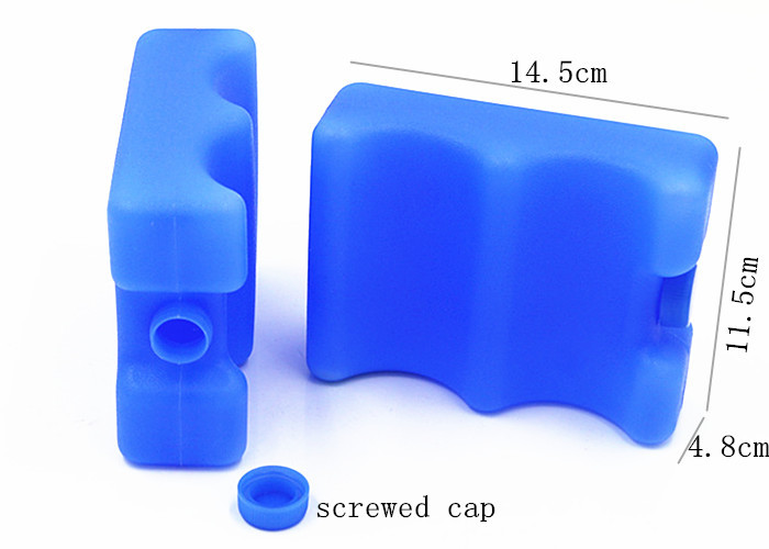 Breast Milk Lightweight Blue Ice Packs Cooler Ice Blocks 4 Can Non Toxic