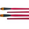Buy cheap Filbert / Flat High End Artist Painting Brushes With Black Copper - Plated from wholesalers