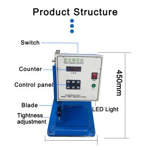 Crimping Machine for Copper Belt Wire Connector Splicing Work Efficiency 2000