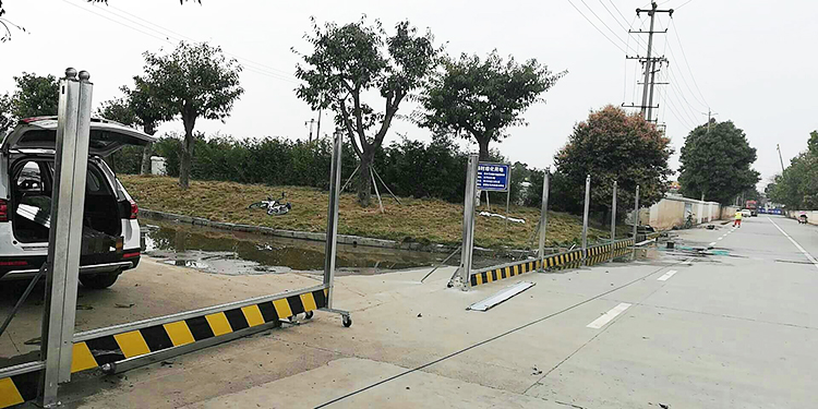 Corrugated Construction Site Steel Hoarding Temporary Fence