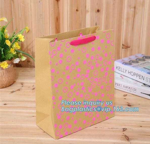 Luxury paper bags with handles Different Sizes,250gsm art paper shopping carrier bag custom printing with handle rope