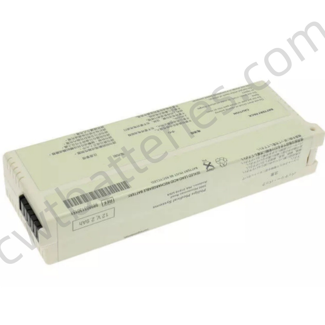 PHiliph 989803130151 M4992-61105 Battery 12V 2.9Ah for Pagewriter Trim I II III 860290 ECG Machine Compatible