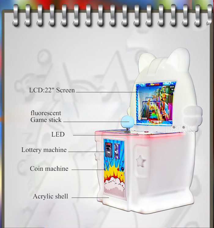 Kids Video Amusement Game Machines Mini Temple Running Arcade Game Equipment