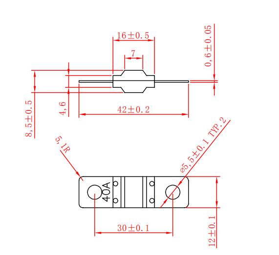 Bakelite Copper AUTO Fuse 0498150.M MIDI 498 Series 150A 32V 30A To 200A 1