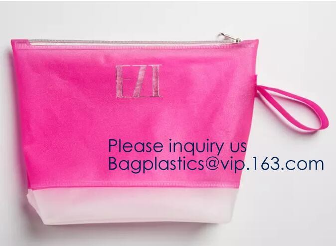 Custom Screen Printing Clear EVA k Bags Portable Travel MakeupToiletry Cosmetic Bag Packing Pouch, BAGEASE PACK