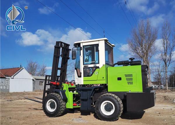 2WD / 4WD Off - Road Forklift 3/4/5 Ton Diesel Multifunctional Truck For Big
