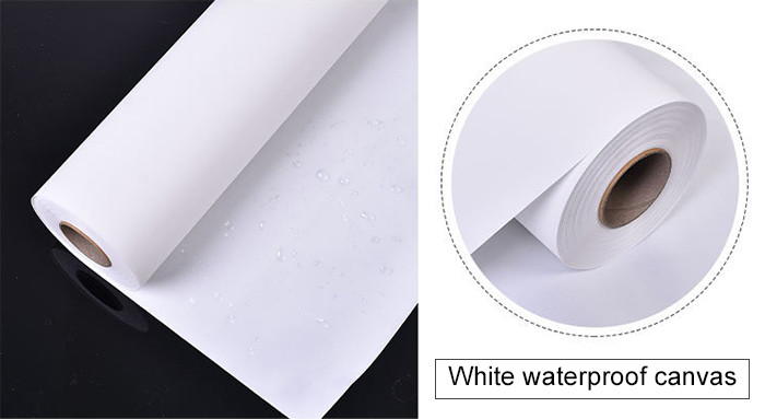 Thin 120gsm 12'' Canvas Drawing Paper , Polyester Canvas Rolls Waterproof For Art