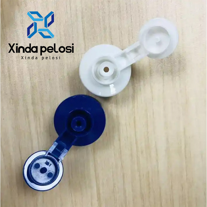 20 410 24mm Pet Plastic Water-Free Detergent Flip Top Screw Cap Cover For Lliquid Bottle