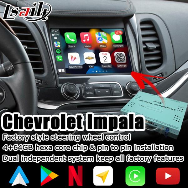 4+64GB Chevrolet Impala Android Navigation Box carplay android auto Mirror Link
