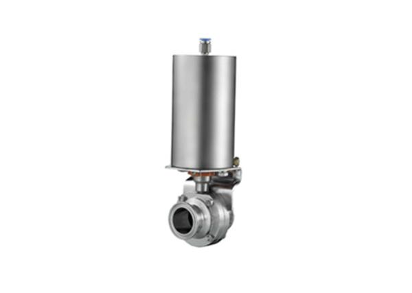 Electric Actuated Sanitary Pipe Fittings And Valves , 2 Inch Forged Tri Clamp