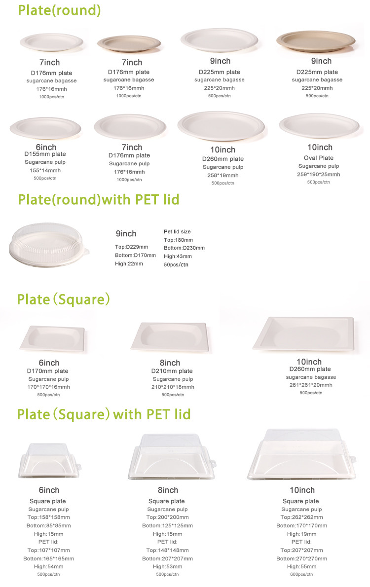 Disposable Food Grade Takeout Drinkware Sugarcane Bagasse Pulp Cup With Lid For Drink Coffee