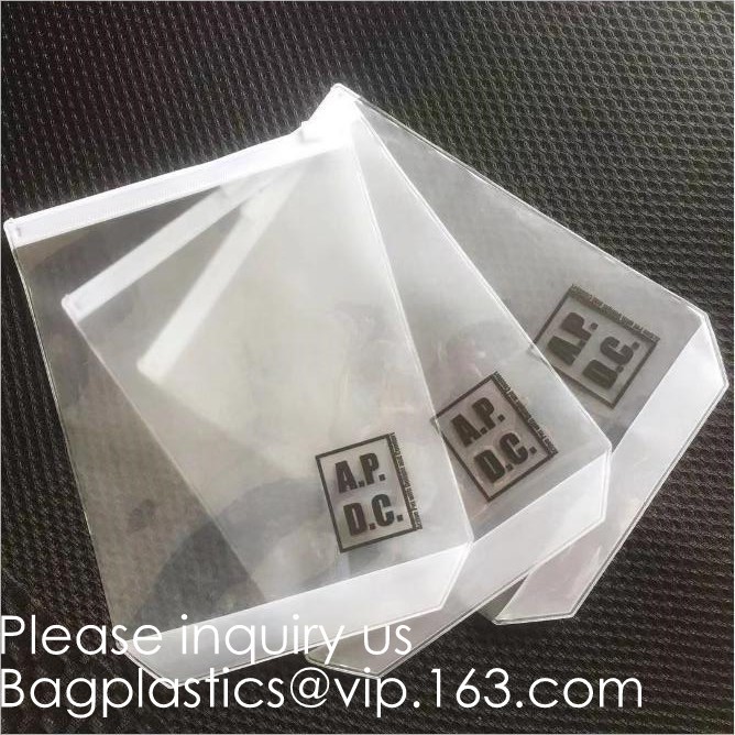Clear Color Waterproof PVC Plastic Soft Zipper Invoice pouches Bill Bag Pencil Pouch Pen Bag Closure,Travel Toiletry Mak