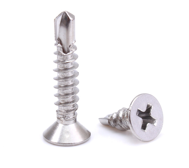 410 Stainless Steel Phillips Drive Countersunk Head Drilling Tapping Screws