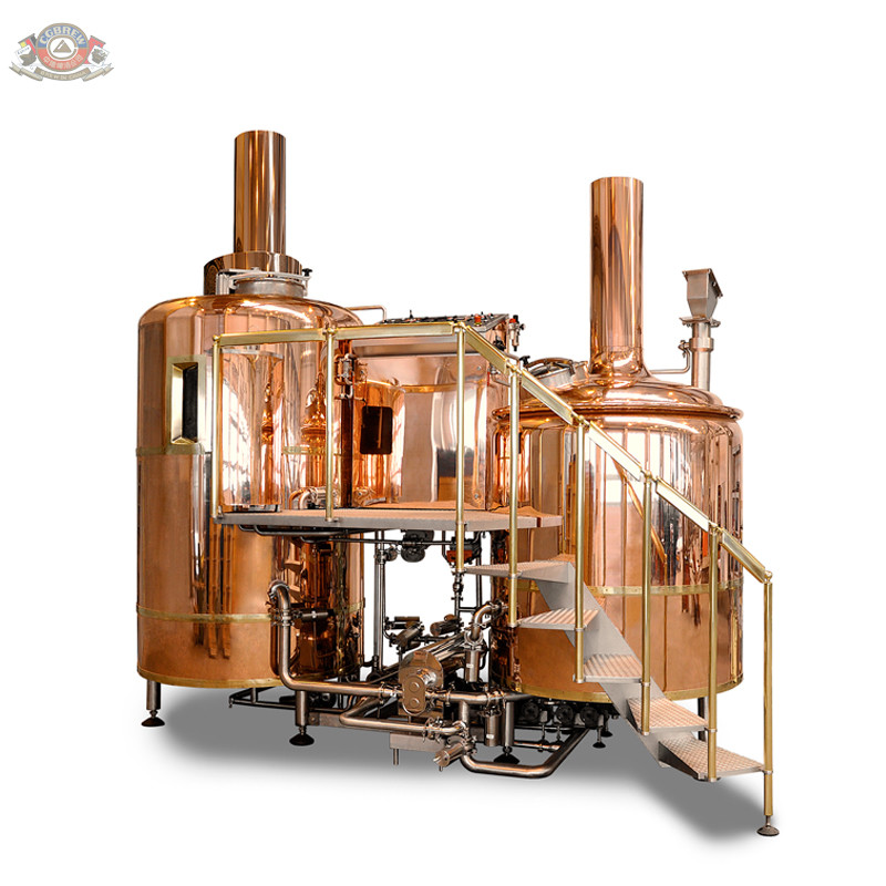 500L copper beer brewery equipment with 1000L unitanks for brewpub microbrewery with German standard