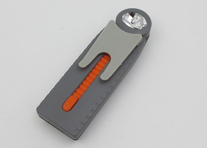 Mini Portable AAA Battery Operated LED Flexible Book Light With Logo Printing