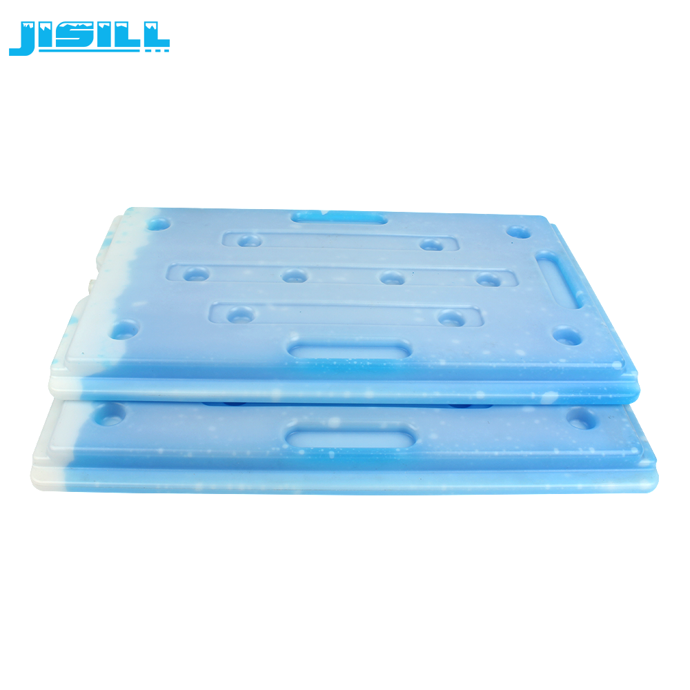 The food grade eco-friendly hard plastic durable large ice plate for cold chain transport
