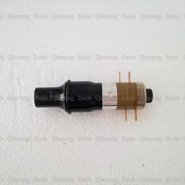 500W Cutting 40khz Ultrasonic Transducer With Booster 30mm Ceramic Disc High Stability