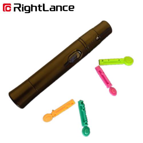 Black 28g Painless Diabates Freestyle Lite Lancet Pen Plastic Blood Lancet 9