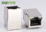 Ethernet Magnetic socket RJ45 with Transformer 1000 BASE-TX 10P8C tab up OEM/ODM
