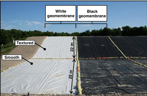 0.75mm HDPE PVC Geomembrane Circular Tanks for Fish Farming in Office Building Design